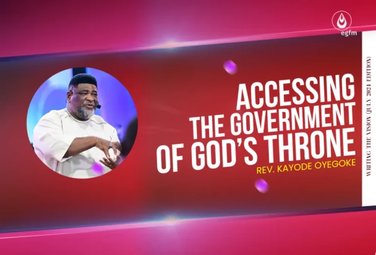 Accessing the Government of God’s Throne