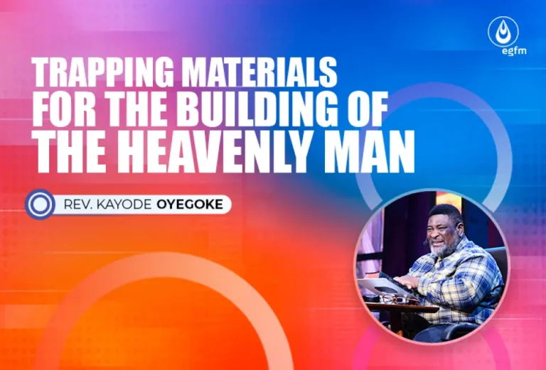Trapping Materials for the Building of the Heavenly Man (PM)