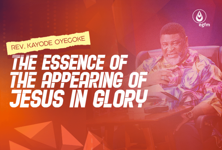 The Essence of the Appearing of Jesus in Glory