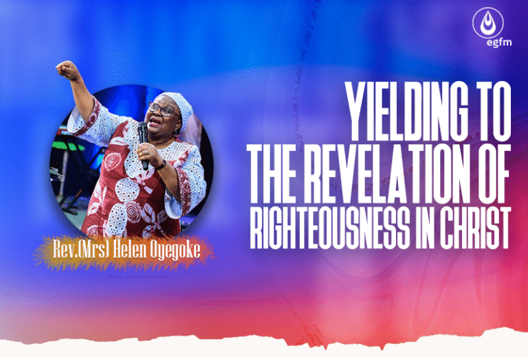 Yielding to the Revelation of Righteousness in Christ