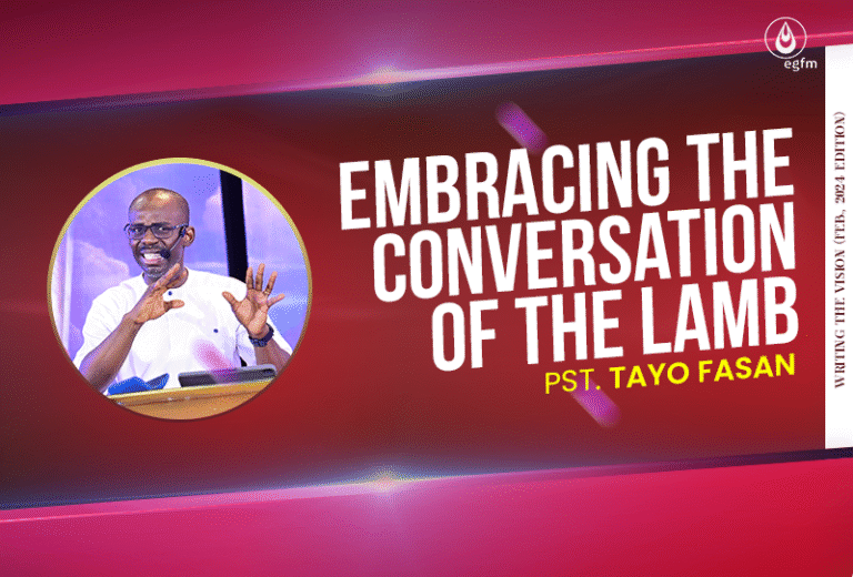 Embracing the Conversation of the Lamb