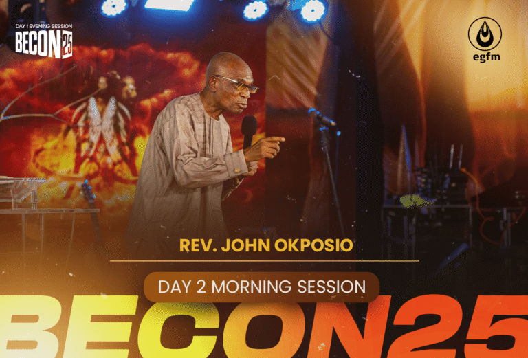Believers’ Convention 2025 – Day 2 Morning Session – Rev. John Okposio