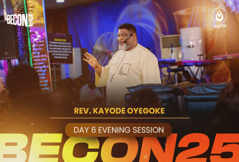 Believers’ Convention 2025 – Day 6 Evening Session – Rev. Kayode Oyegoke