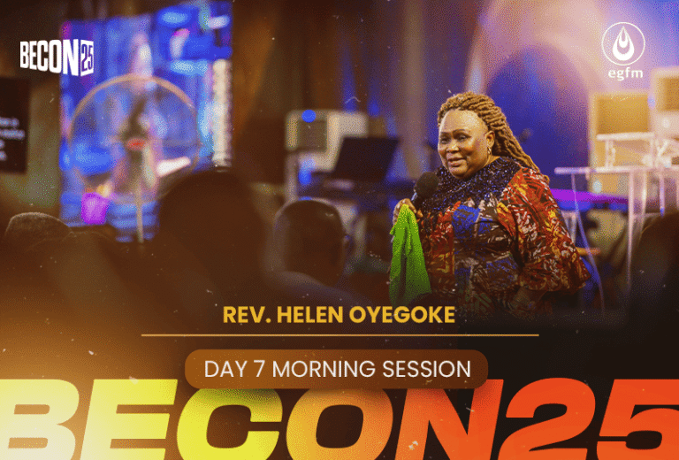 Believers’ Convention 2025 – Day 7 Morning Session – Rev. Helen Oyegoke