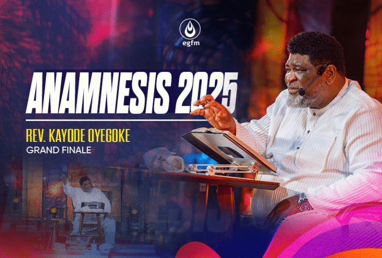 Anamnesis 2025 Day 4 Evening (Grand Finale) - Reverend Kayode Oyegoke