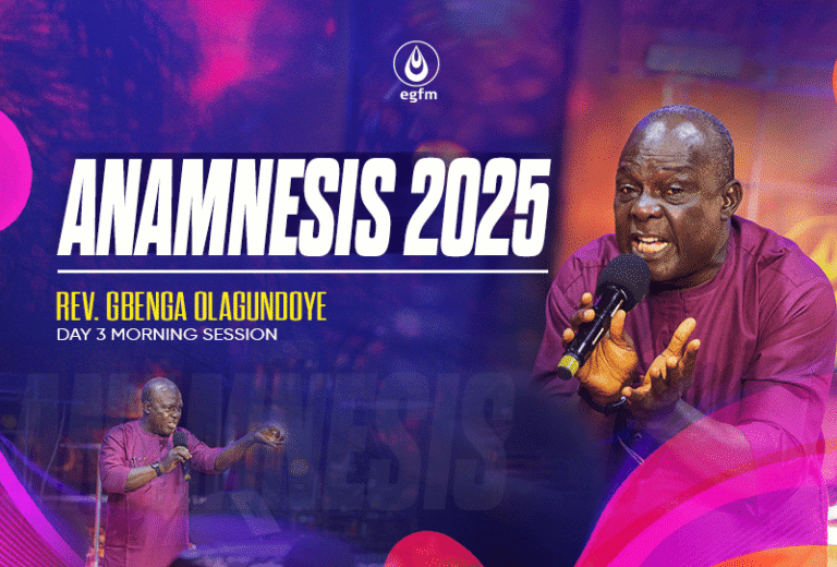 Anamnesis 2025 Day 3 Morning Session – Rev. Gbenga Olagundoye