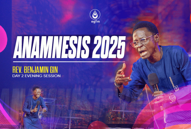 Anamnesis 2025 Day 2 Evening Session – Rev. Ben Gin